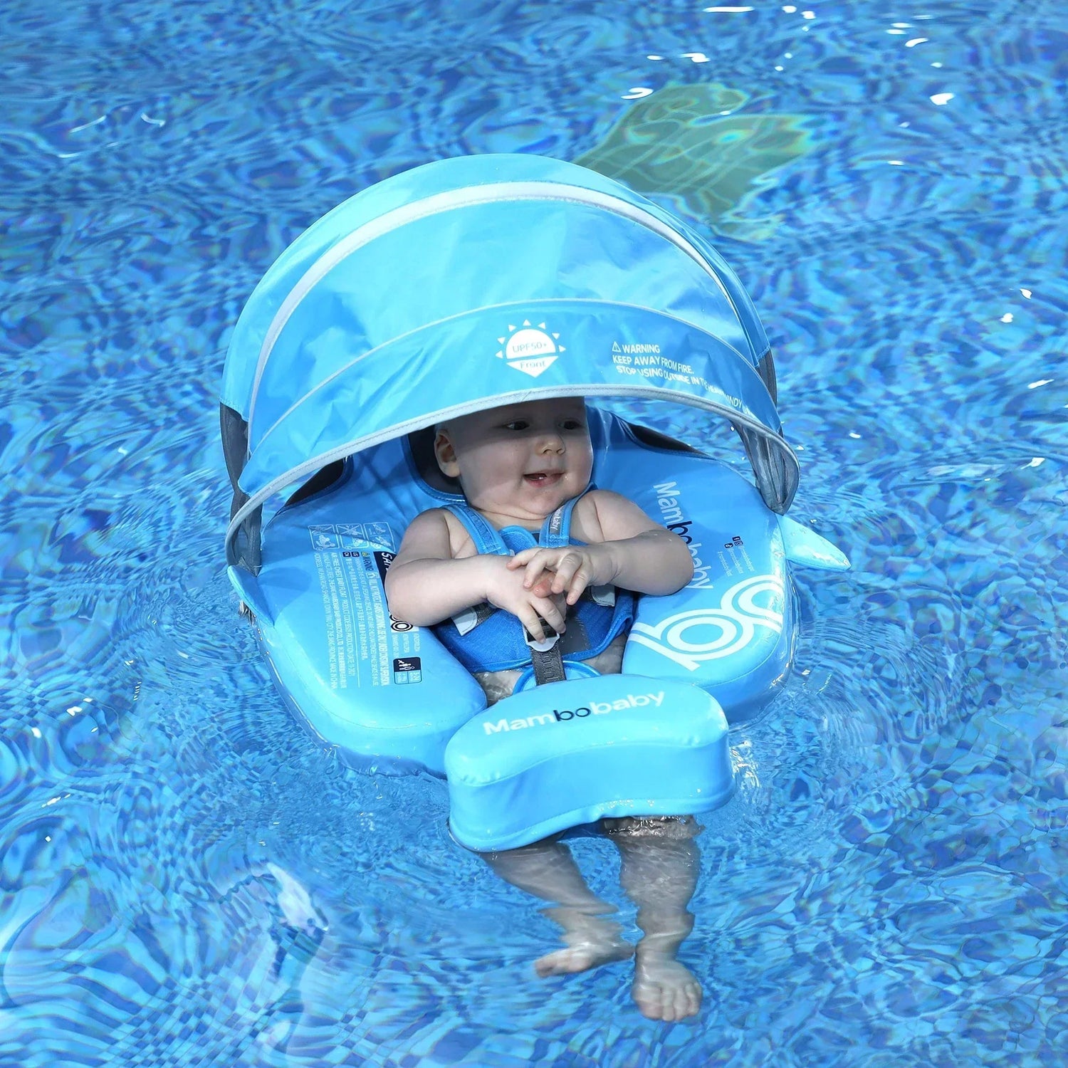 Mambobaby New Baby Float Swimming Rings Swim Floats Infant Floater Pool Accessories Toddler Toys Swim Trainer Non-Inflatable
