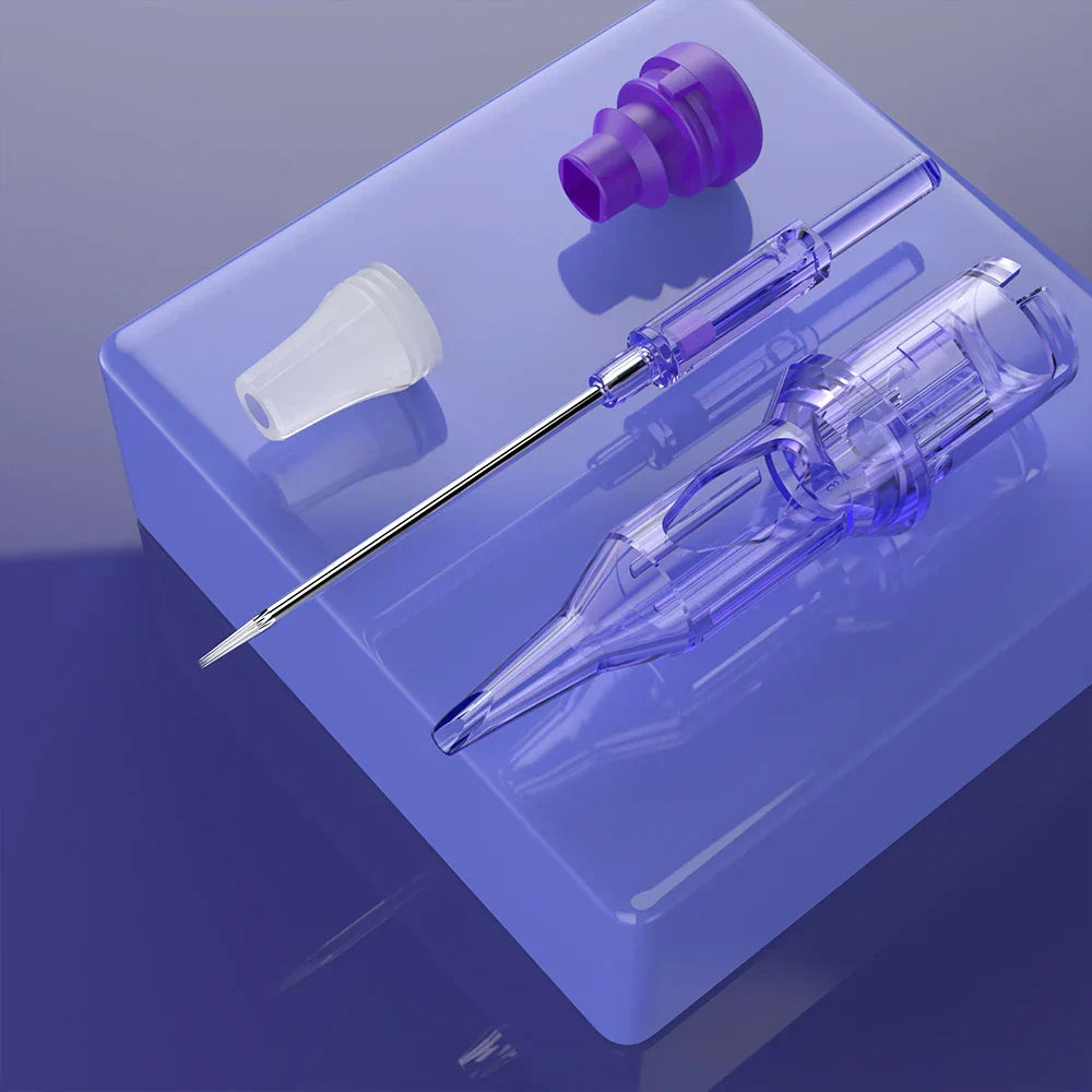 (Pack of 20) Mast Tattoo Cartridge Tattoo Needles RL Disposable Sterilized Safety Tattoo Needle For Cartridge Machines Grips /lot