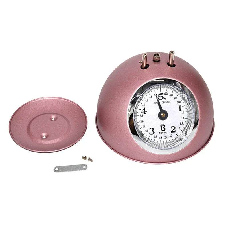 Mechanical Type Restaurant Kitchen Scale Food Weighing Home With Bowl Cooking Easy Read Accurate Retro Stainless Steel