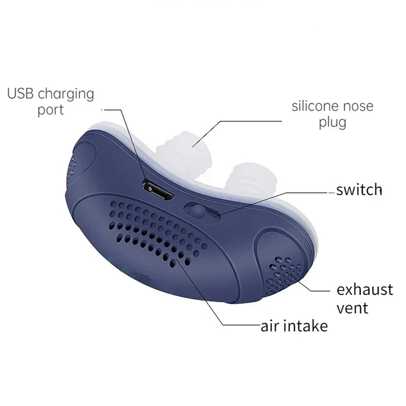 Micro CPAP Electronic Anti Snoring Device Home for Sleep Apnea Device To Promote Sleep Health Cpap Machine Personal Care