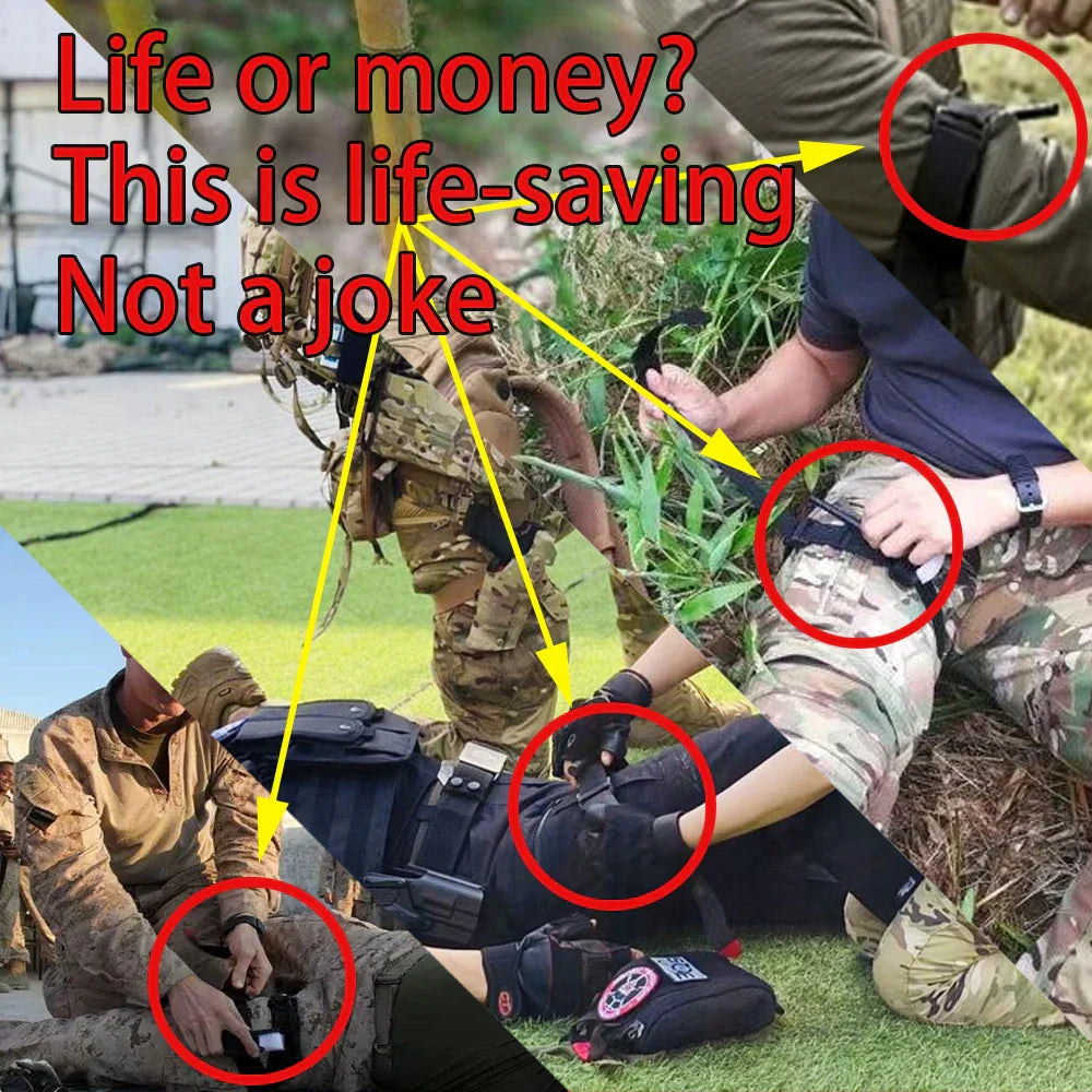 Military IFAK Trauma Survival Kit First Aid Medical Pouch Emergency Survival Gear and Equipment with Molle Car Travel Hiking