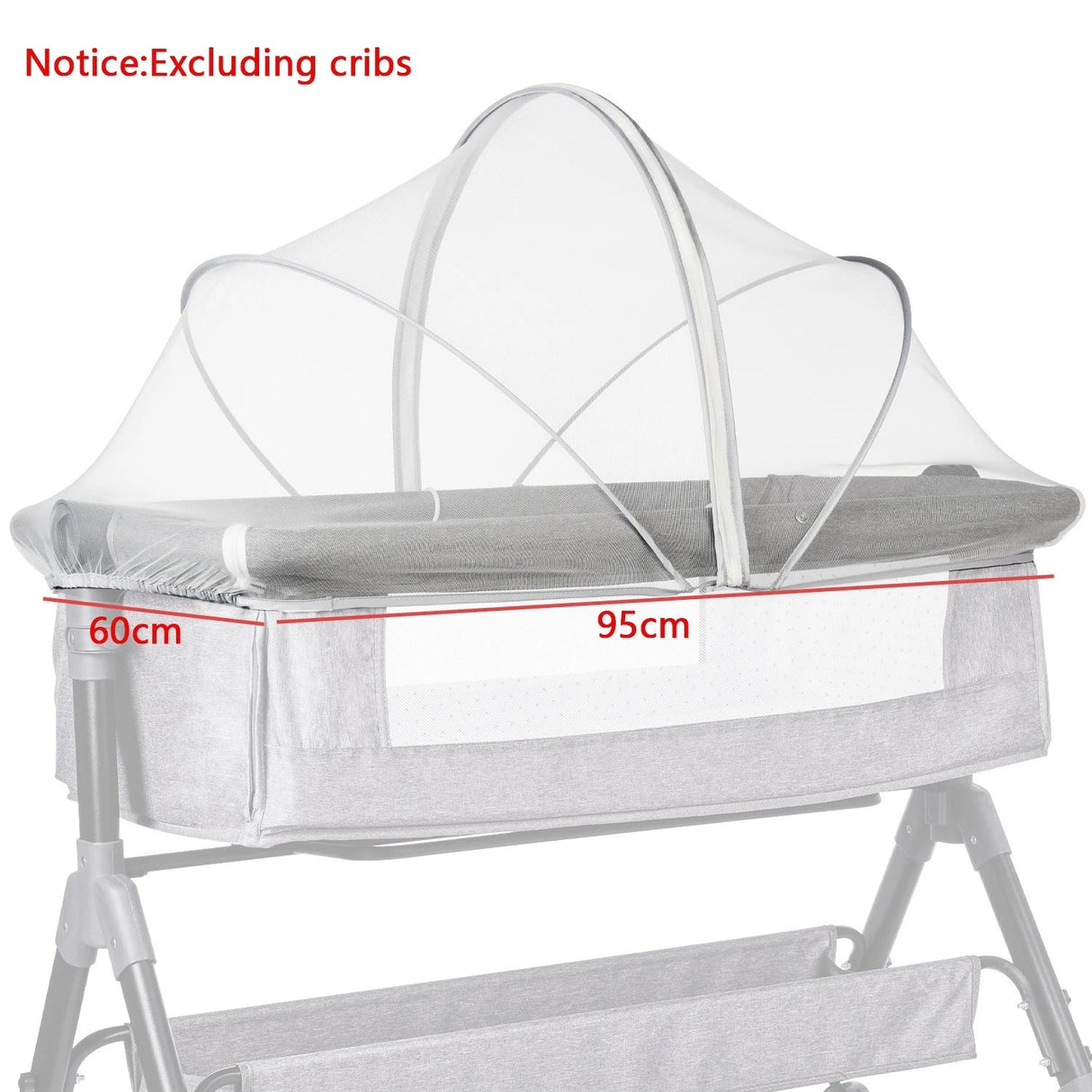 Mosquito Net for Baby Bed Four Seasons Universal Newborn Baby Removable Portable Ventilate Foldable Encrypted Crib Protectors