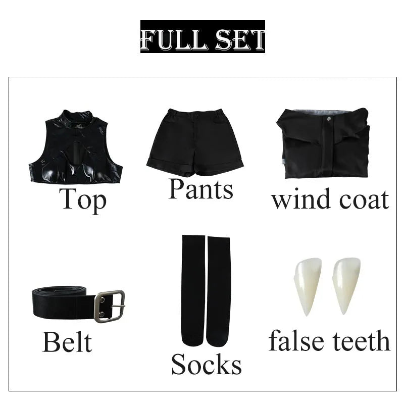 New Anime Yofukashi No Uta Cosplay Nanakusa Nazuna Cosplay Costume Call of The Night Cosplay Costume Halloween Coak Cloak