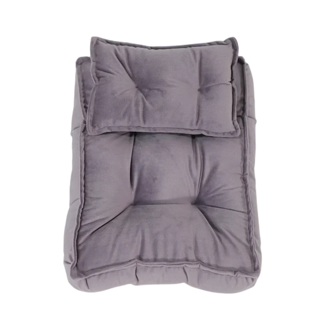 Newborn Photography Props Posing Pillow Cushion Set Velvet Shoots Mini Bed Basket Mattress Cover for Photoshoot Poser Pet Pod