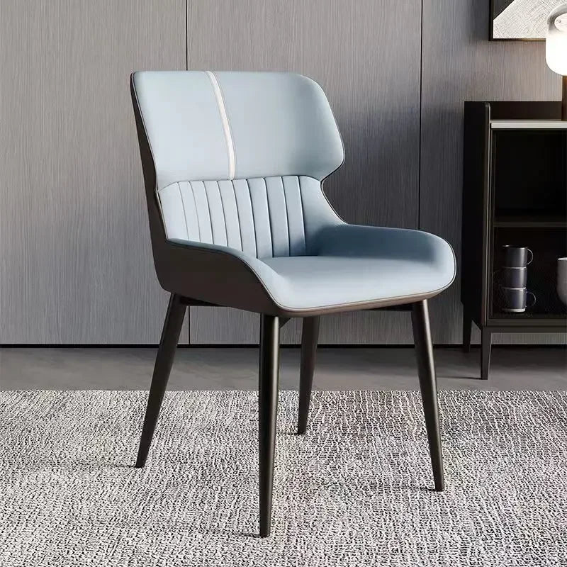 Nordic restaurant chair family dining table luxury armchair net red iron cosmetics chair conference chair