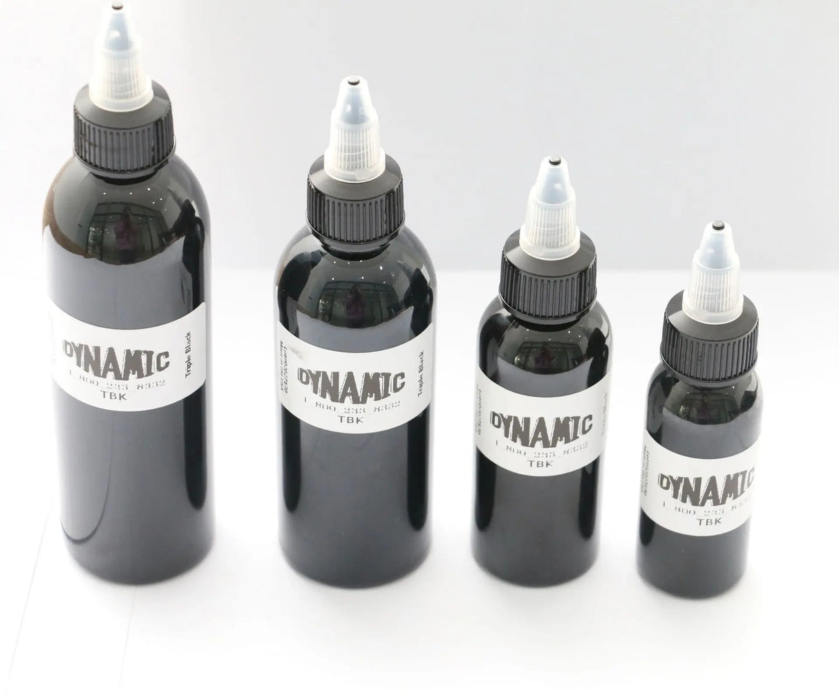 Quality Dynamic Triple Black Pigment Tattoo Ink 30ml 60ml 90ml 120ml Tattoo Ink Body Color Drawing Teng Black Tattoo Material