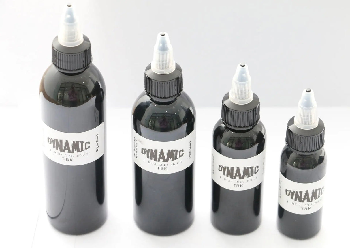 Quality Dynamic Triple Black Pigment Tattoo Ink 30ml 60ml 90ml 120ml Tattoo Ink Body Color Drawing Teng Black Tattoo Material