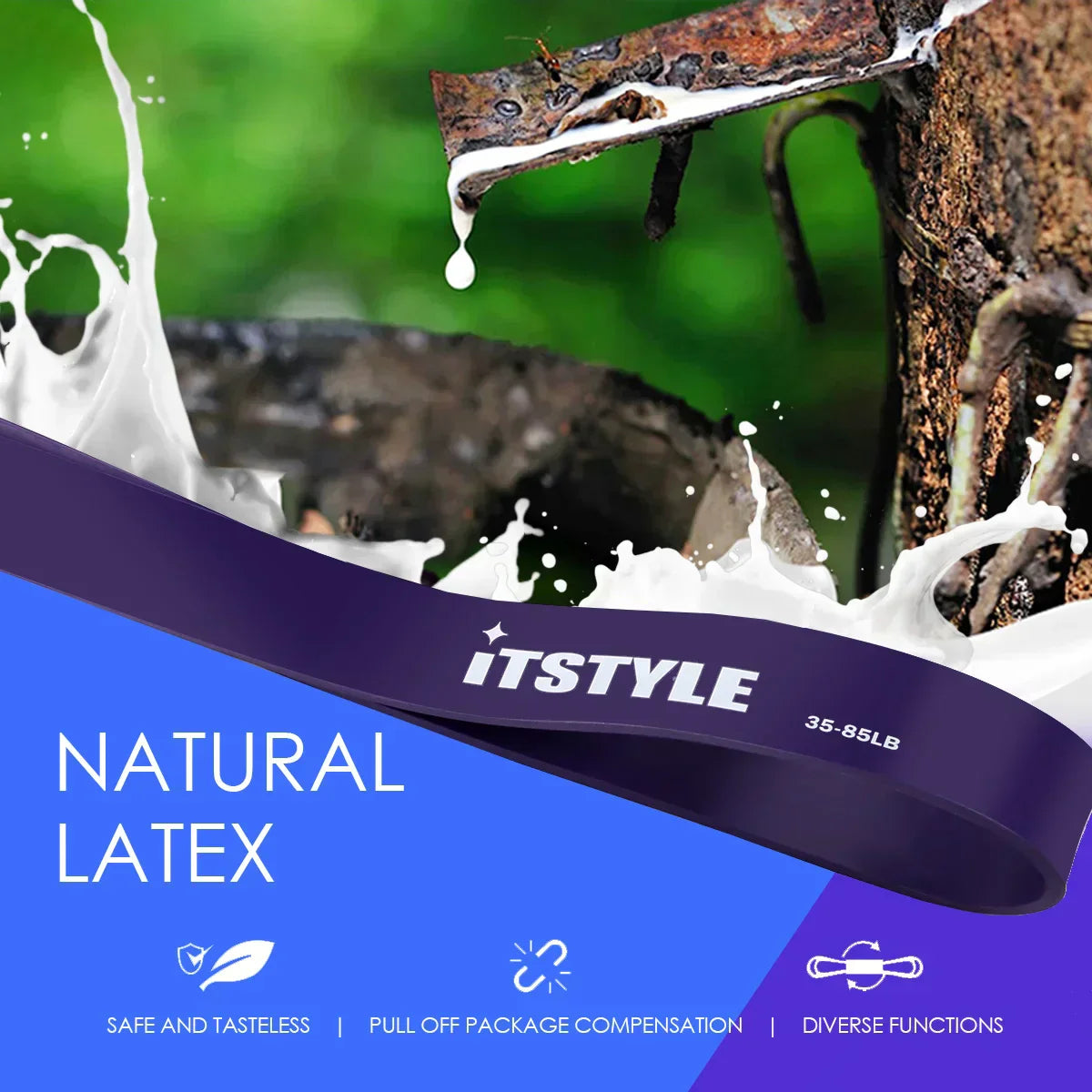 Resistance Bands for Fitness Rubber Pull Up, Yoga Crossfit Power Expander Hanging ,41" 208cm