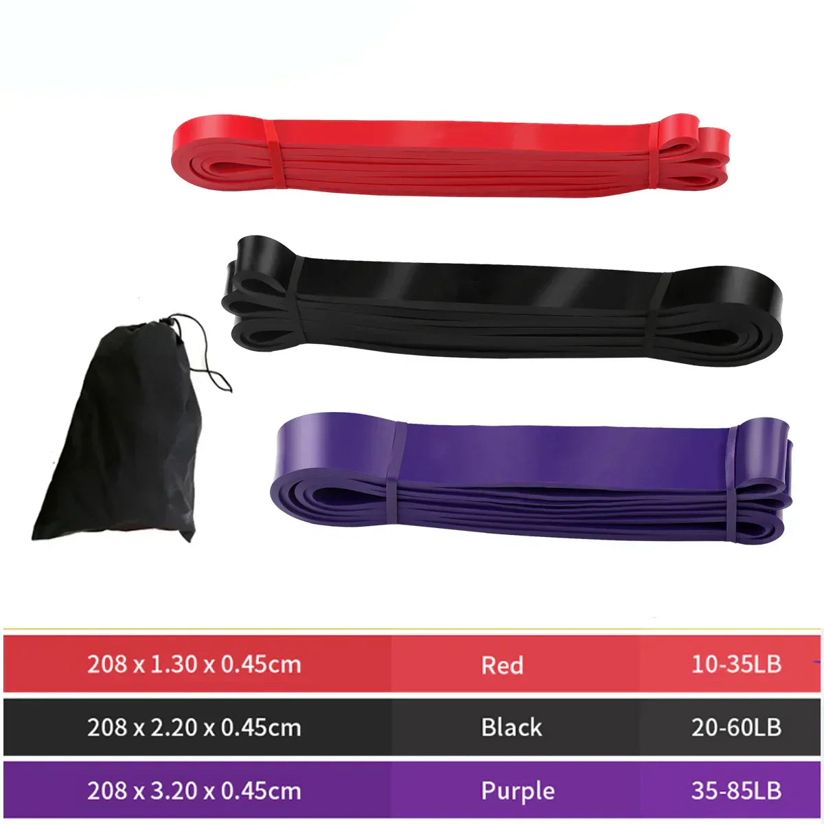 Resistance Bands for Fitness Rubber Pull Up, Yoga Crossfit Power Expander Hanging ,41" 208cm