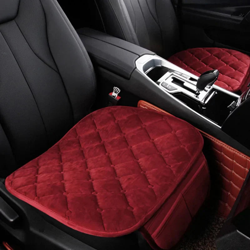 Winter Car Seat Cover Universal Front Rear Seat Pad Vehicle Auto Seat Cushion Car Seat Protector Seat Covers Pair of Covers