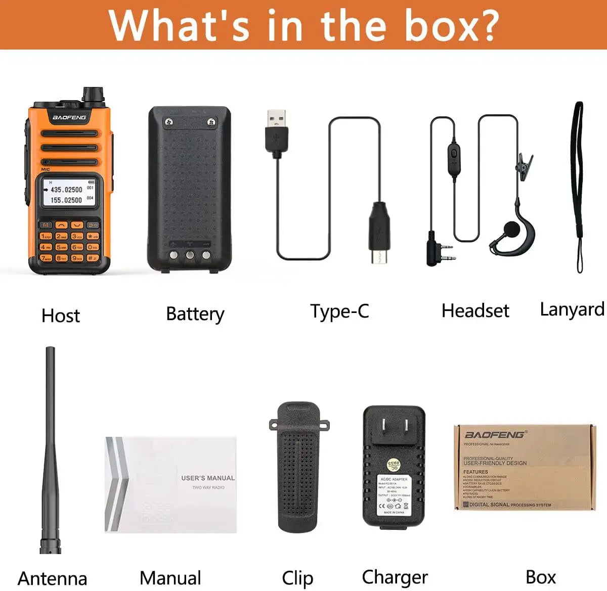 BaoFeng UV-13 PRO V2 V1 Walkie Talkie M-13 Pro Dual Band 999 Channels Type-C Long Range UV-5R Transceiver Ham CB Two Way Radio