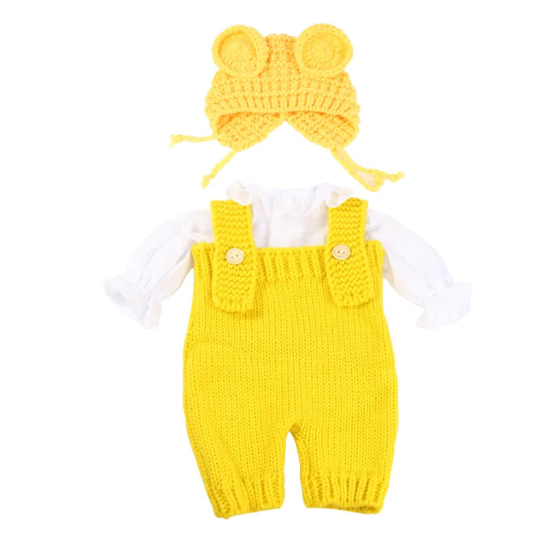 Doll Clothes for 55cm Dolls 22inch Doll's Clothing Sweater Dress Overall DIY Toy Dolls Outfit for Dolls Clothes Accessories
