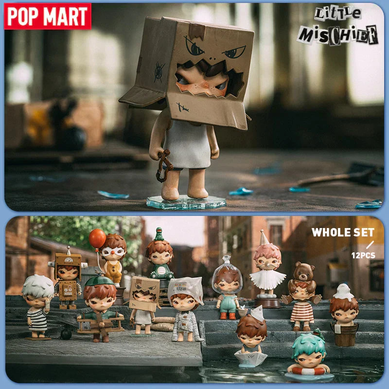 (Pack of 12) POP MART Hirono Little Mischief Series 1pc/ Mystery Box Blind box Action Figurine Cute Toy
