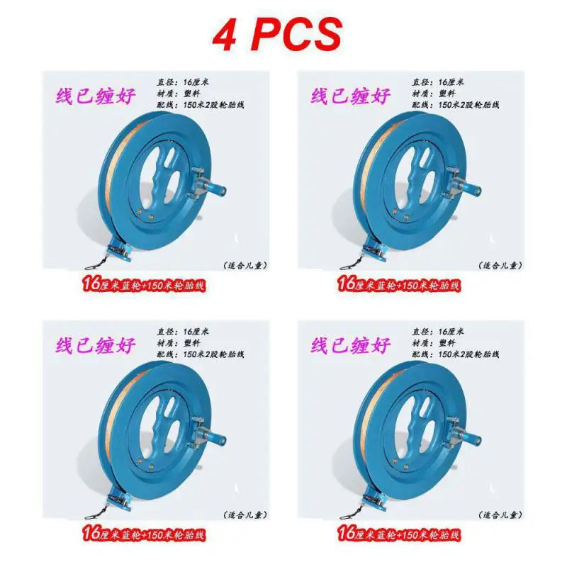 (Pack of 5) 1~ 16cm Kite Reel ABS Plastic Blue Kite Reel Grip Machine Kites & Accessories Pizies Single Unisex Diamond Winder Flying