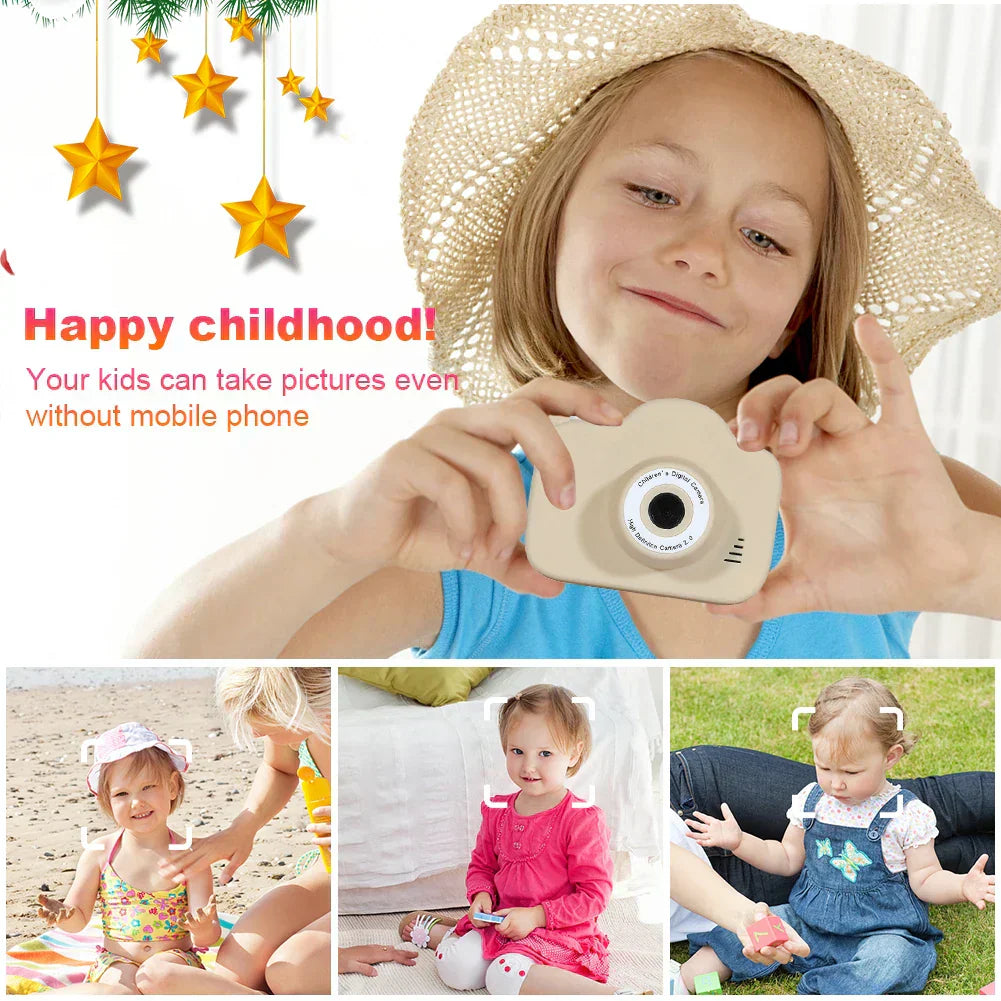 Kids Camera Digital Dual Camera HD 1080P Video Camera Toys Mini Cam Color Display Children Birthday Gift Kids Toys For Kids