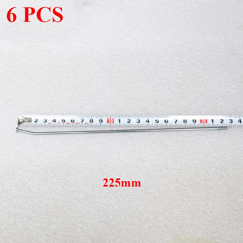 (Pack of 6) Spokes Wire Circle Nipples 18 19 21 Modified Generic Stainless Sreel For CRF YZF WR KXF SXF EXC SXF Motorcycle Wheel Parts