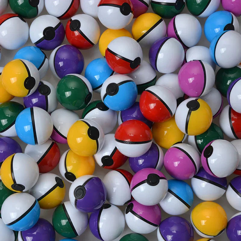 Original Pokemon Anime Action Figure Pikachu Pocket Monster Pokeball With Mini Figure Toys For Children Gifts