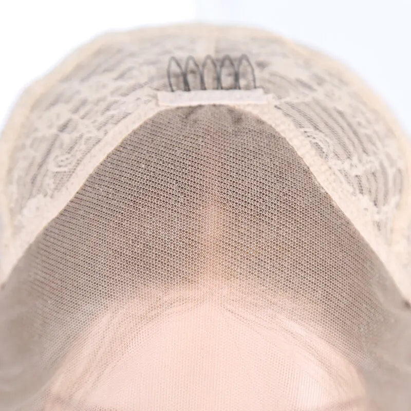 Synthetic Lace Front Wig Long Straight Hair Lace Wigs for Women with Baby Hair Heat Resistant Party Cosplay Wig Black Blonde Use