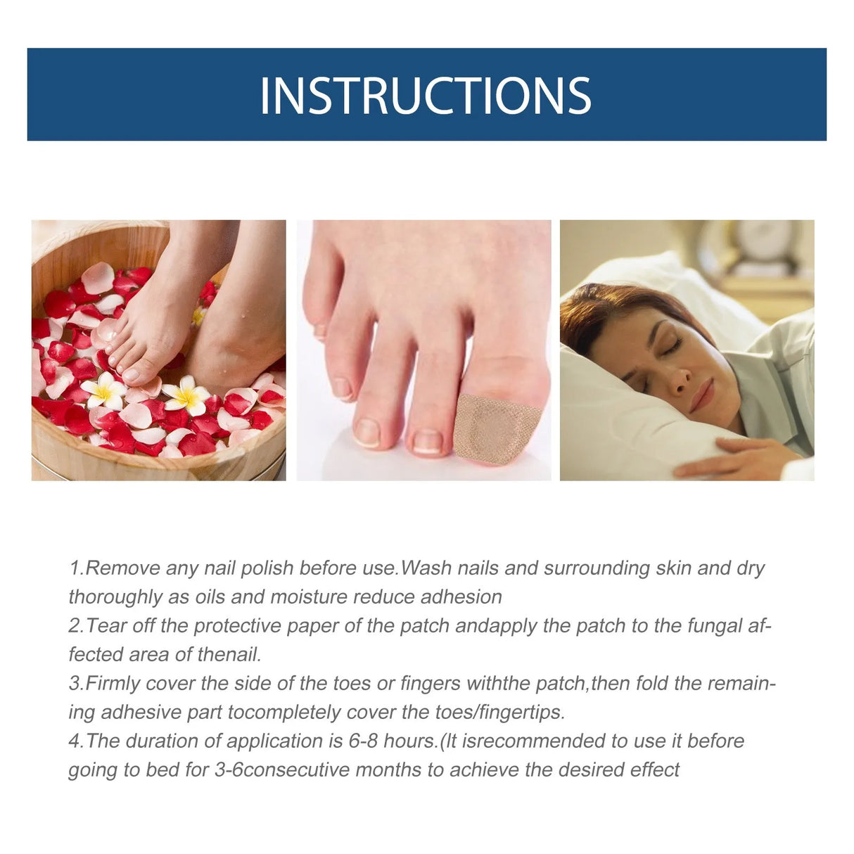 (Pack of 64) 32/ Paronychia Treatment Patch Fungus Removal Nail Ingrown Correction Stickers Nails Recover Pedicure Tools Health Care