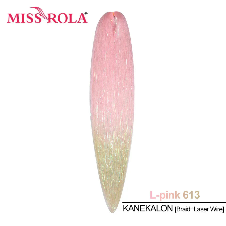 Miss Rola Synthetic 28Inch 100G 2023 New Hair Extension Yaki Straight Jumbo Braiding Hair Pre-Stretched Braid Kanekalon Hair