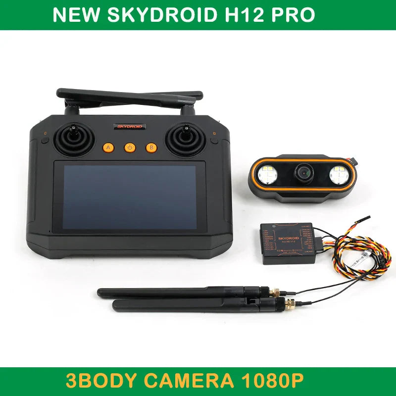 New Skydroid H12 PRO Remote Control 3 Body Camera 1080P Digital Image For Agricultural Spray Drone UAV