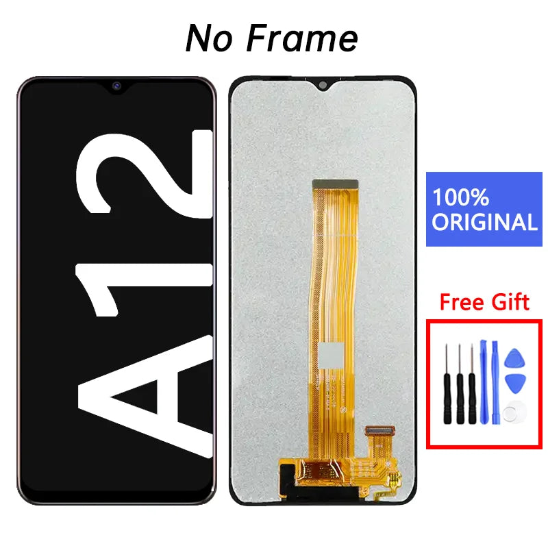 Pantalla for samsung galaxy a12 lcd Original for a125f a127f a02 screen replacement Mobile Phone Lcds for Samsung A12 display