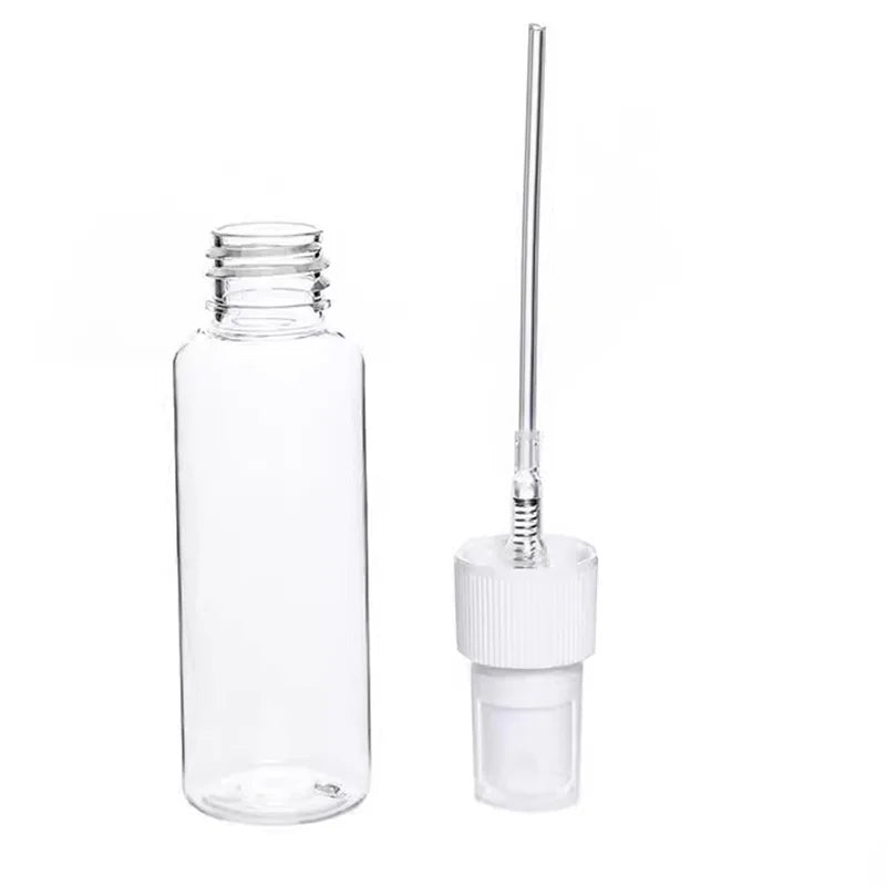 (Pack of 50) 10ml 20ml 30ml 50ml Clear Refillable Bottle Plastic Perfume Bottle Atomizer Empty Spray Bottle Portable Travel Accessories