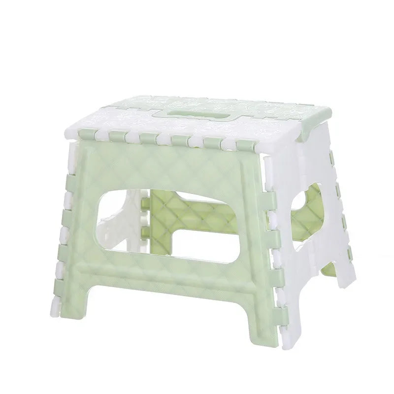 Plastic bathroom folding small bench children adult outdoor portable folding stool small chair fishing stool for outdoor