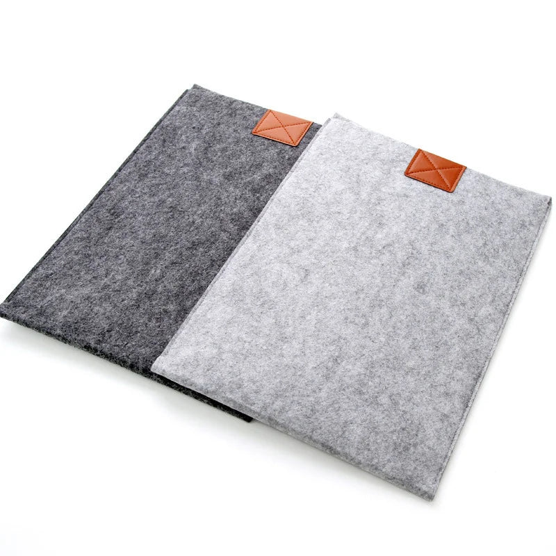 Felt Sleeve Slim Tablet Case Cover Bag for MacBooks Air Pro 11 13 15 Inch Solid Color Tablet Storage Bag Tablets & e-Books Case