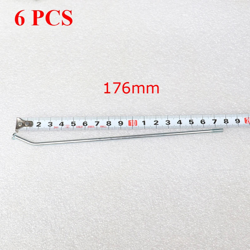 (Pack of 6) Spokes Wire Circle Nipples 18 19 21 Modified Generic Stainless Sreel For CRF YZF WR KXF SXF EXC SXF Motorcycle Wheel Parts