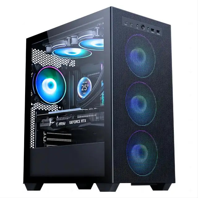 Wholesale new generation gamer desktop computer Win10 16GB Ram SSD 500G Core i5 A8 7680 processor new gaming pc for pc gamer