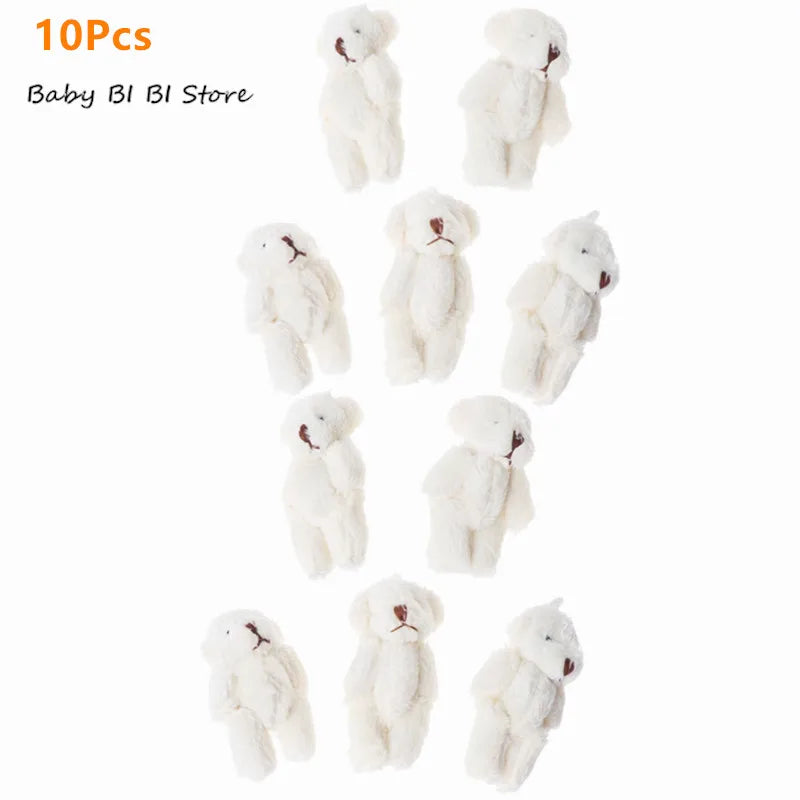 (Pack of 15) /10/ Kawaii Small Bears Plush Soft Toys Pearl Velvet Dolls Gifts Mini Teddy Bear for Key Ring Girl Gift Women Favorite