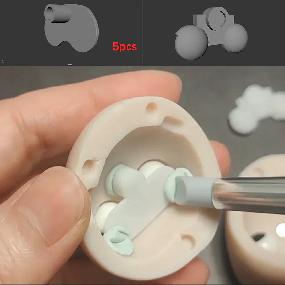 (Pack of 5) Eye Card For OB11 BJD Doll Head Doll Accessories Specific Tool Eye Card Toy Gifts