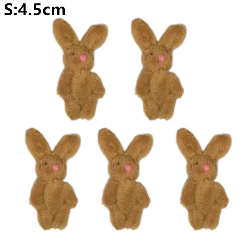 (Pack of 15) /10/ Kawaii Small Bears Plush Soft Toys Pearl Velvet Dolls Gifts Mini Teddy Bear for Key Ring Girl Gift Women Favorite