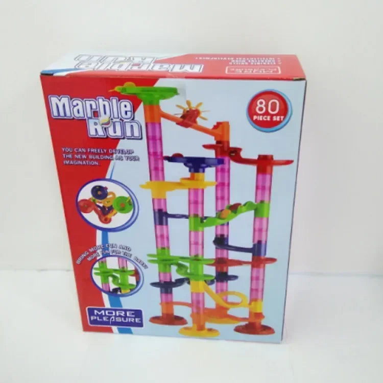 (Pack of 232) 45- Marble Run Race Building Blocks Track Ball Slide Toys DIY Creativity Constructor Early Educational Toys Children Gift