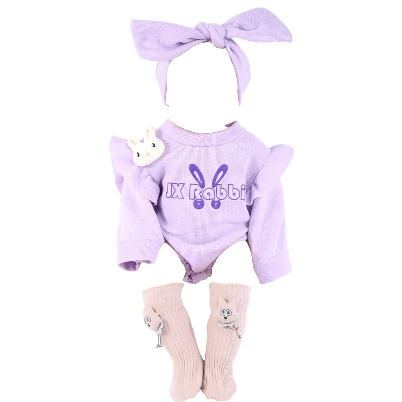 Doll Clothes for 55cm Dolls 22inch Doll's Clothing Sweater Dress Overall DIY Toy Dolls Outfit for Dolls Clothes Accessories