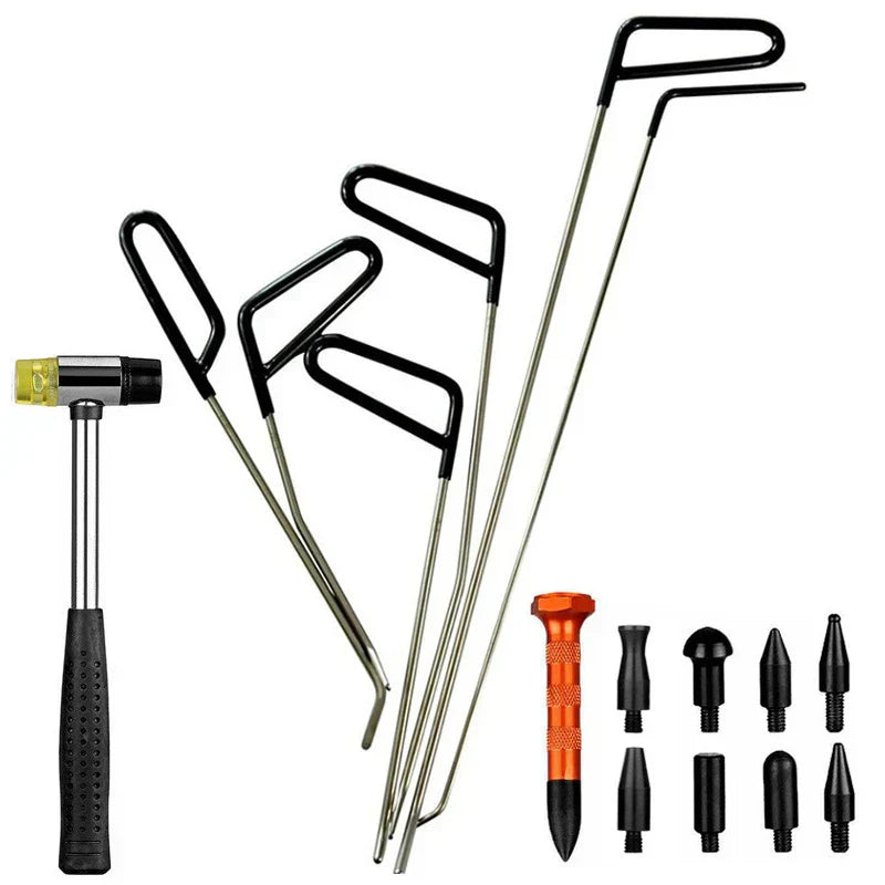 Universal Auto Body Removal Stainless Steel Crowbar Paintless Dent Repair Kit Professional Workshop Car Accessories Hands Tools