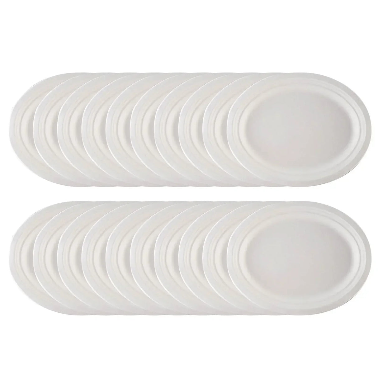 Disposable Plates Disposable Oval Paper Dinner Plates Dining Table Food Mat Tableware Kitchenware Table Decoration & Accessories