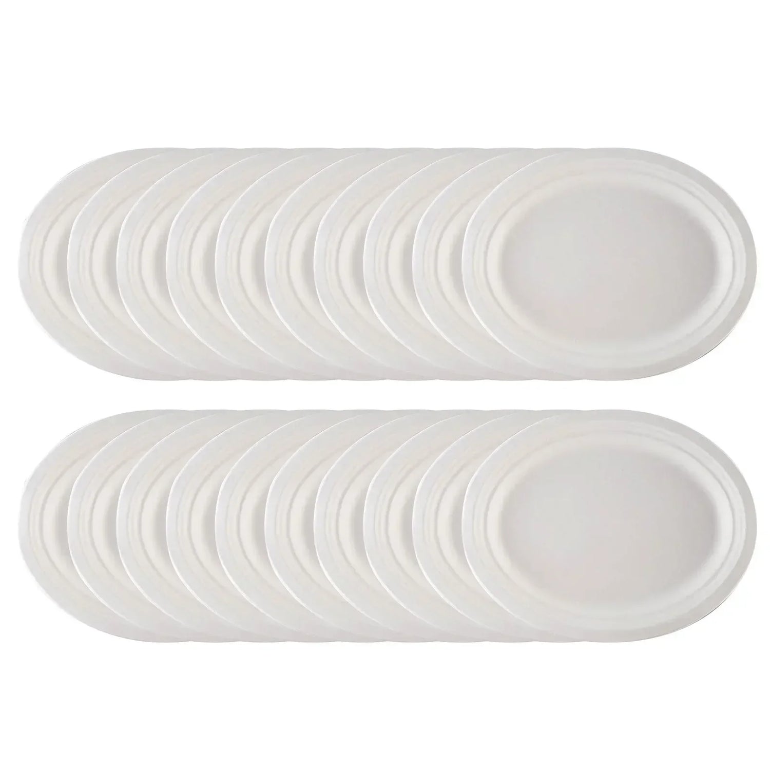 Disposable Plates Disposable Oval Paper Dinner Plates Dining Table Food Mat Tableware Kitchenware Table Decoration & Accessories