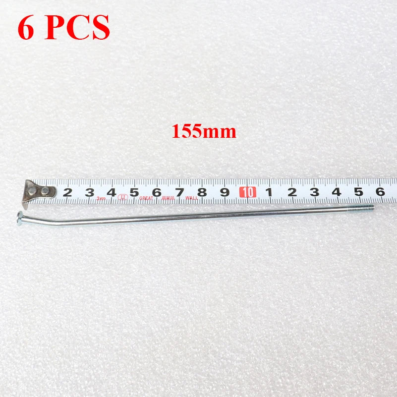 (Pack of 6) Spokes Wire Circle Nipples 18 19 21 Modified Generic Stainless Sreel For CRF YZF WR KXF SXF EXC SXF Motorcycle Wheel Parts