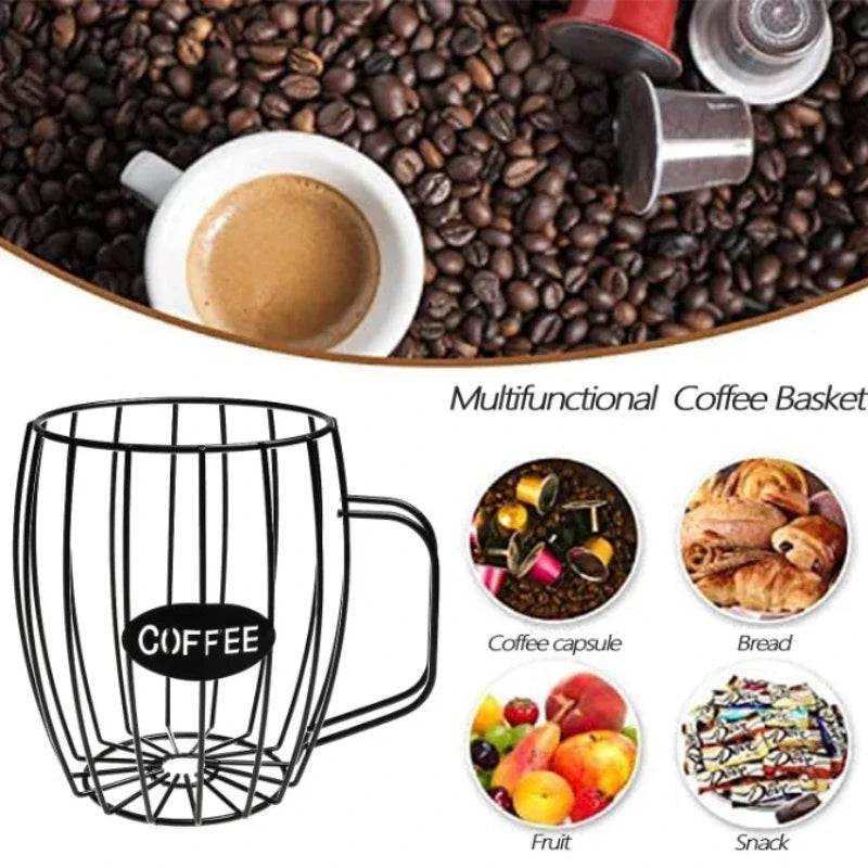 Desktop Coffee Capsule Holder for Nespresso Accesorios Durability Coffee Pods Organizer for Home Kitchen Bar Coffeeware Teaware