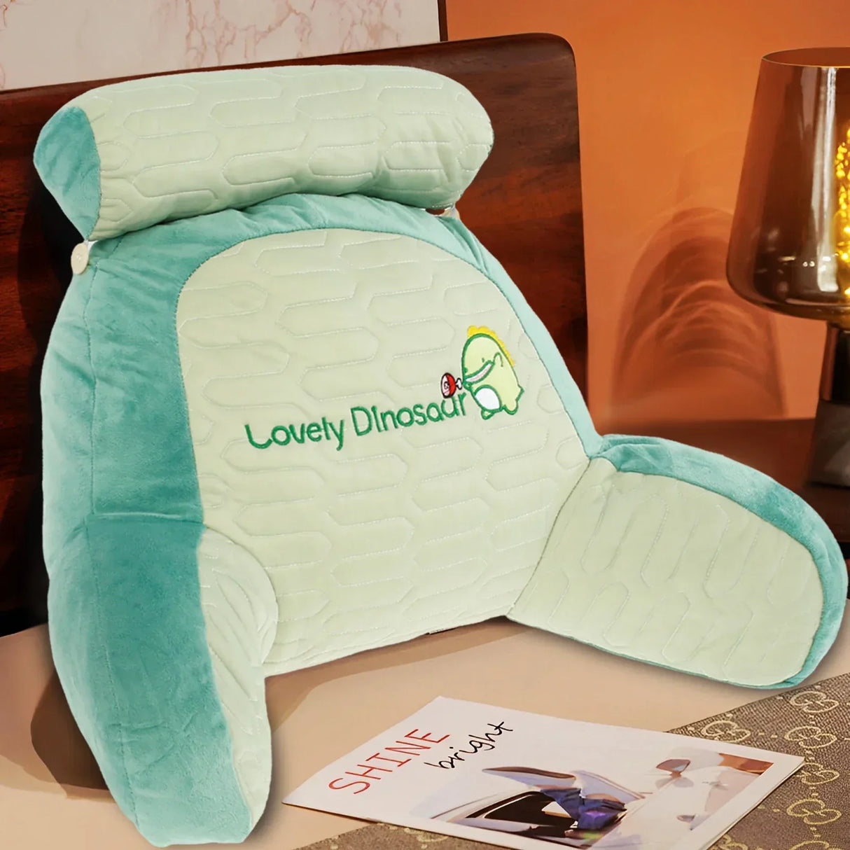 All Season Reading Pillow Comfortable Soft Detachable Lumbar Support Cushions Office Sofa for Chair Bed Backrest with Headrest