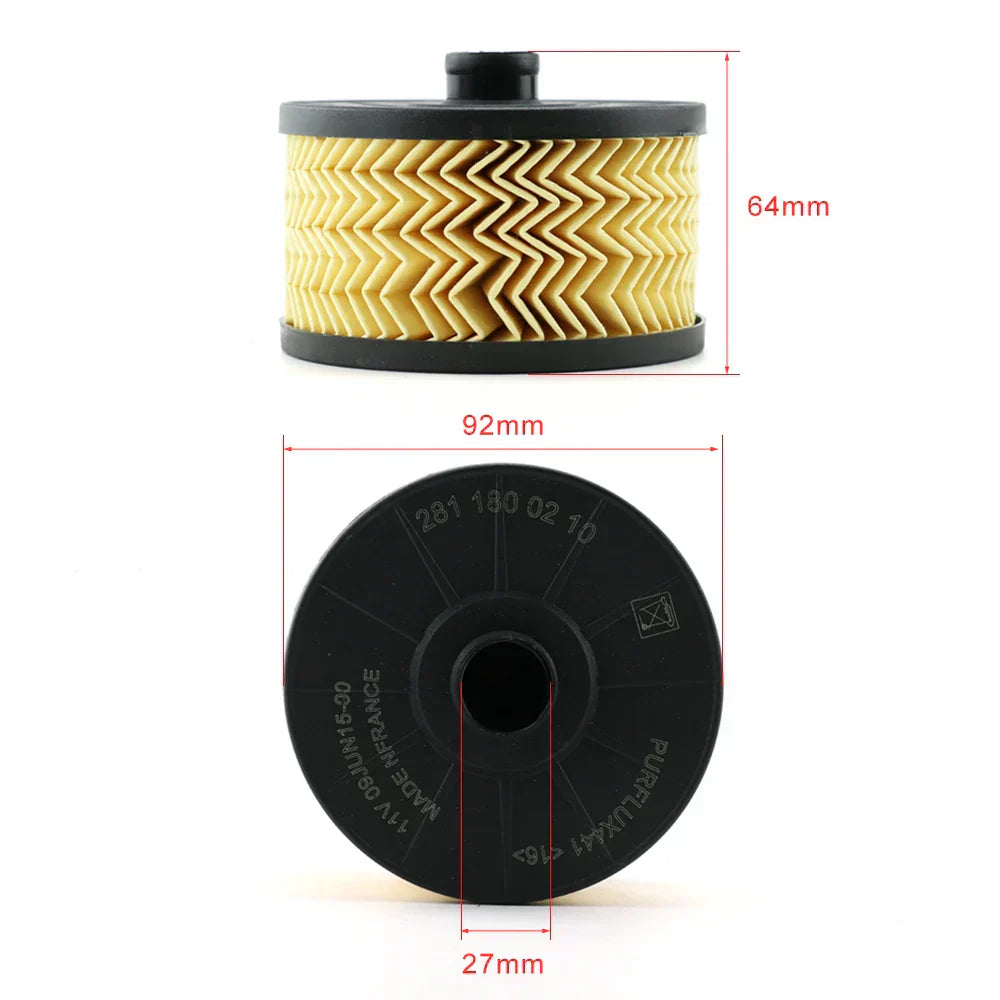 (Pack of 2) / A2811800210 2001800009 Automobile Oil Filter 15209-00Q0F 152095084R 152082327R Auto Parts