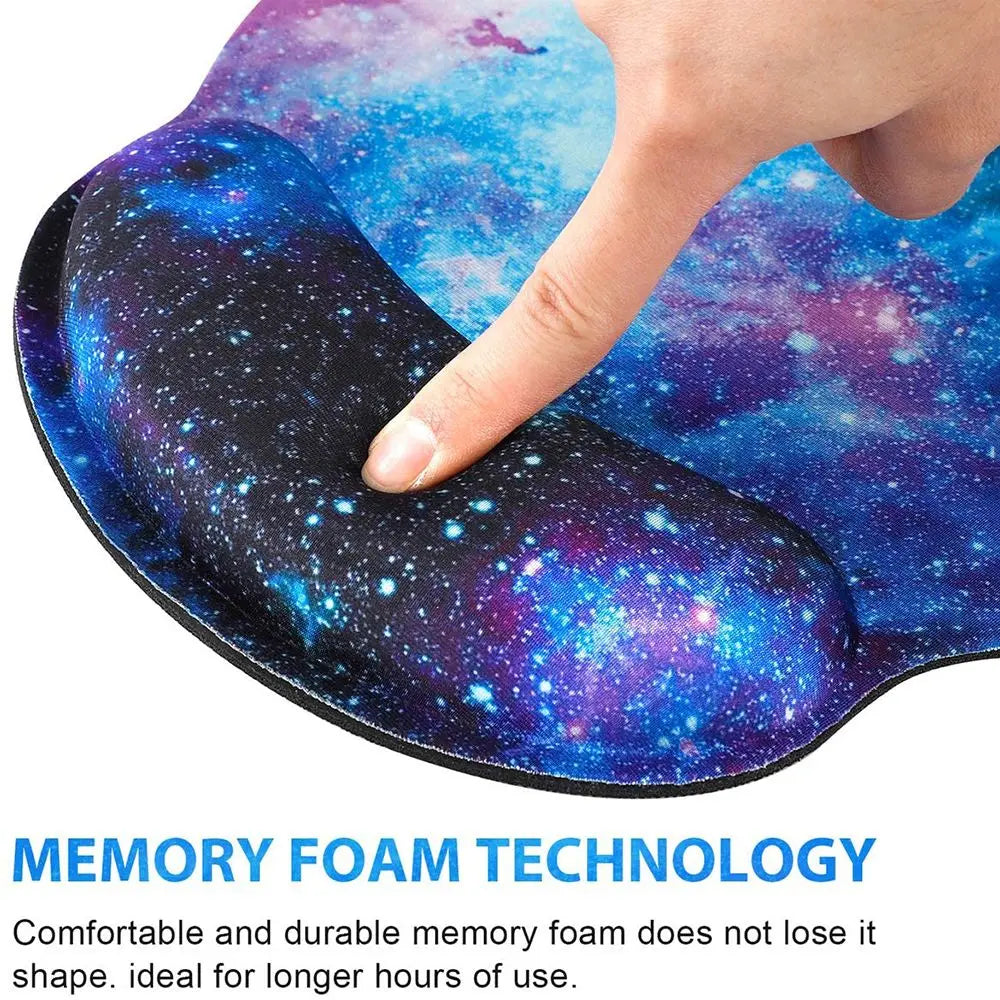 Silicone Wrist Rest Mouse Pad Ergonomic Hand Support Non Slip Gaming Mice Mat Home Office Table Mousepad For Laptop Computer