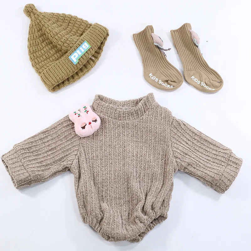 Doll Clothes for 55cm Dolls 22inch Doll's Clothing Sweater Dress Overall DIY Toy Dolls Outfit for Dolls Clothes Accessories