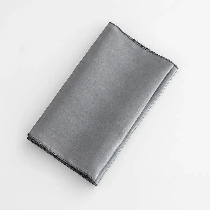 (Pack of 50) Wholesale 10/ Satin Chair Bow Sashes Wedding Chair Knot Ribbon Ties For Party Event Hotel Banquet Supplies Home Decorations