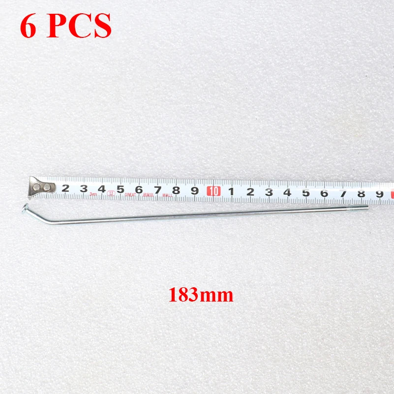 (Pack of 6) Spokes Wire Circle Nipples 18 19 21 Modified Generic Stainless Sreel For CRF YZF WR KXF SXF EXC SXF Motorcycle Wheel Parts