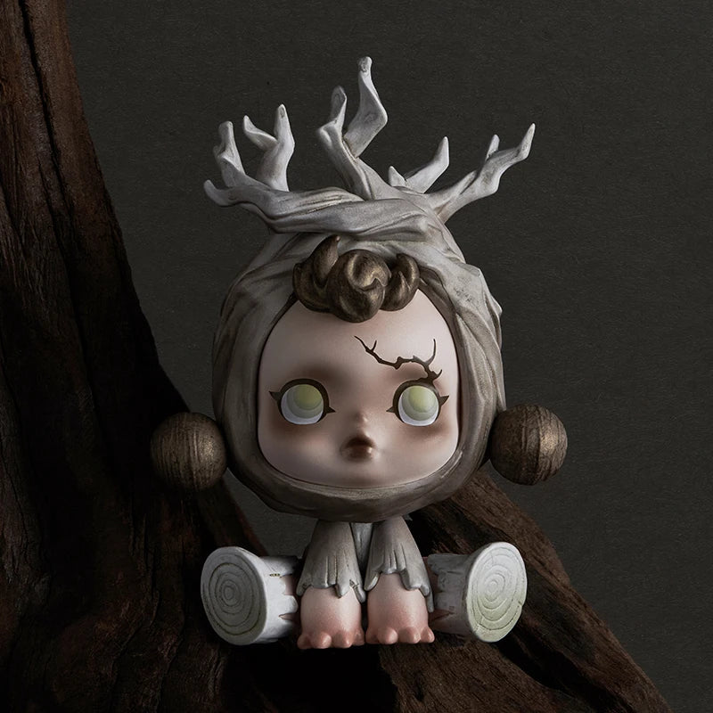 (Pack of 12) POP MART SKULLPANDA The Ink Plum Blossom Series Mystery Box 1PC/ POPMART SP Blind Box Cute Toy Action Figure