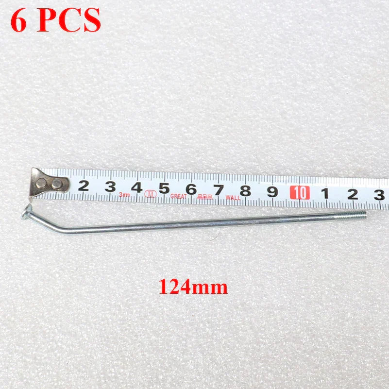 (Pack of 6) Spokes Wire Circle Nipples 18 19 21 Modified Generic Stainless Sreel For CRF YZF WR KXF SXF EXC SXF Motorcycle Wheel Parts