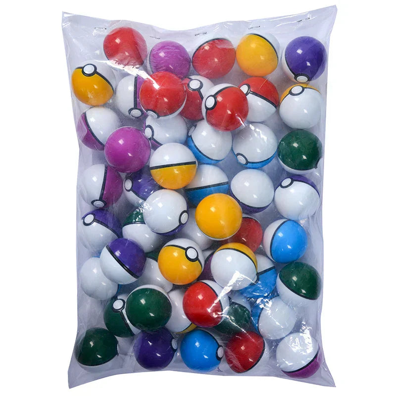 Original Pokemon Anime Action Figure Pikachu Pocket Monster Pokeball With Mini Figure Toys For Children Gifts